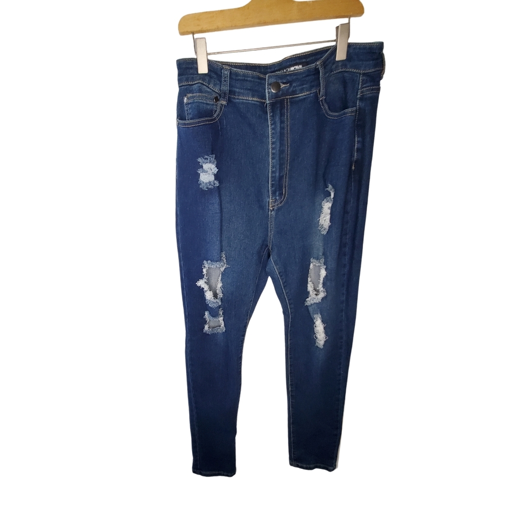Fashion Nova Needing Something Jeans size 15/16 - Picture 2 of 7